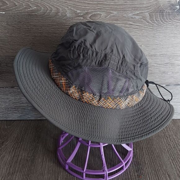 REI Vented Bucket Safari Hat Outdoors Camping Hiking Fishing Gray Boys 7Y-14Y - Picture 1 of 6